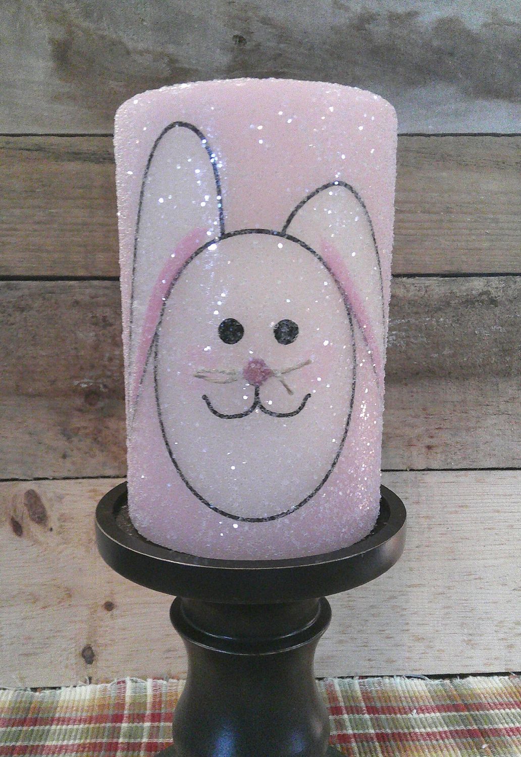 Pink Bunny Face