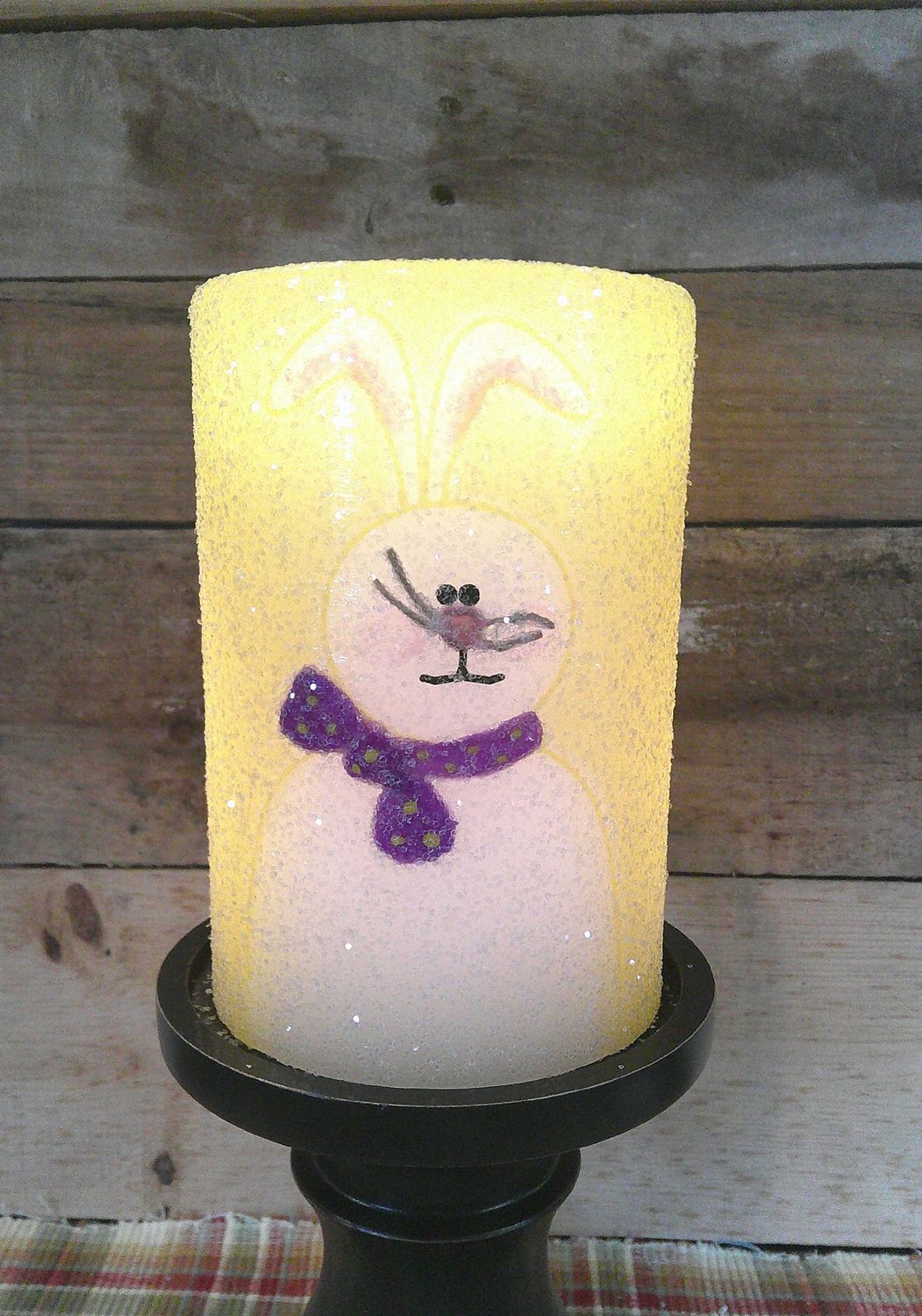 Yellow Bunny Face