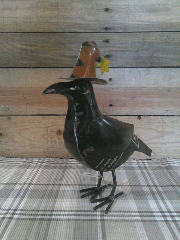 Crow With Witch Hat