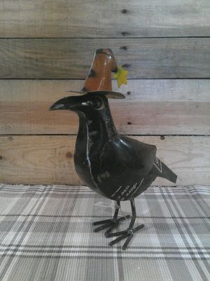 Crow With Witch Hat