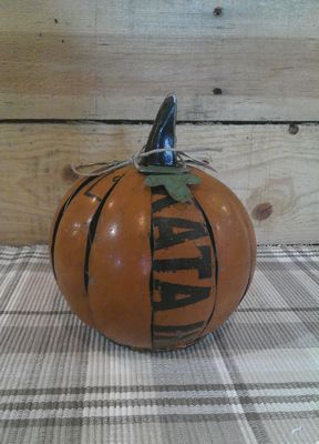 Small Pumpkin Luminary