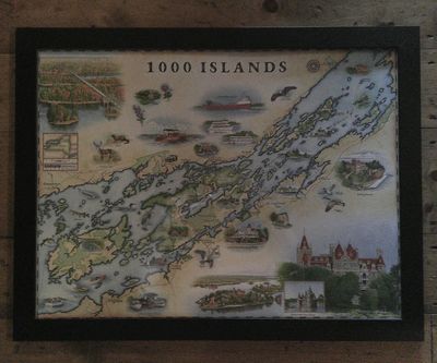 1000 Islands Map 1000 Islands Map