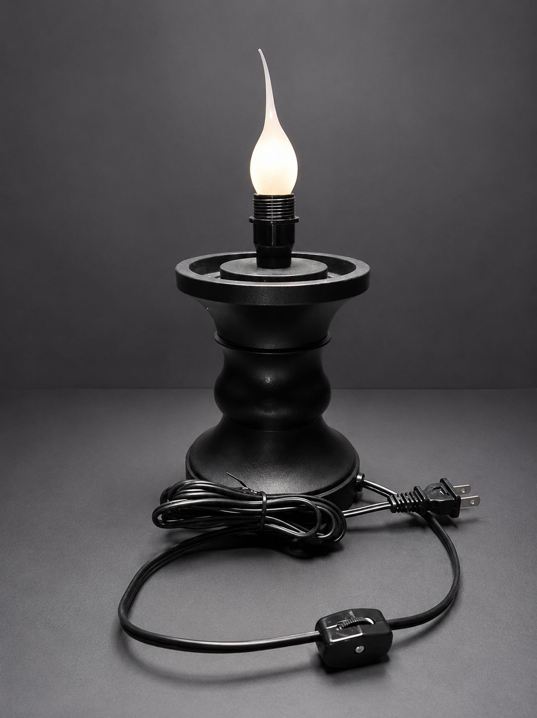 6" Black Pedestal