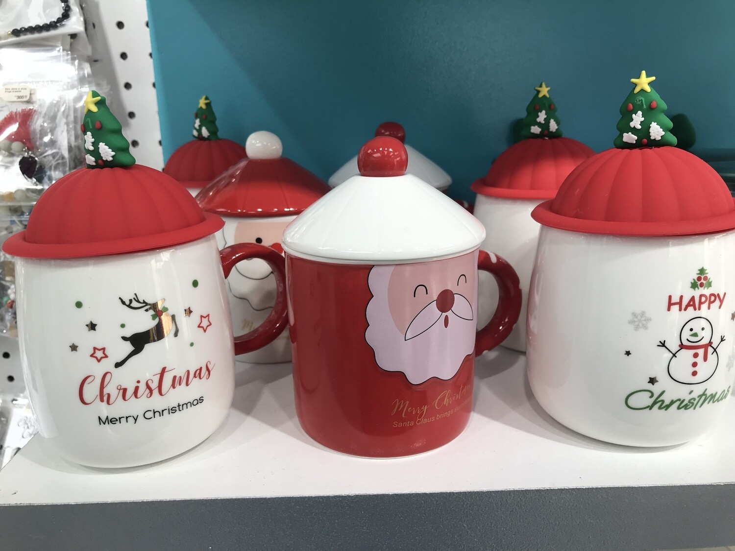 Ceramic Christmas Santa Mug