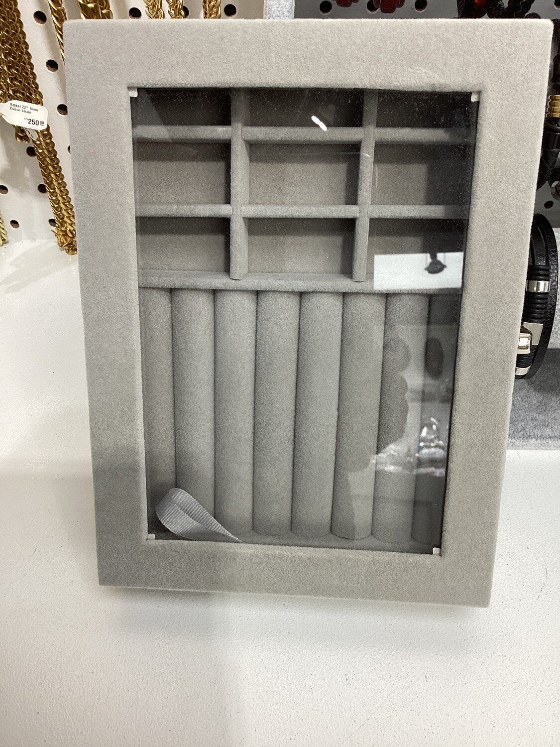 Pink/Gray Jewelry Box