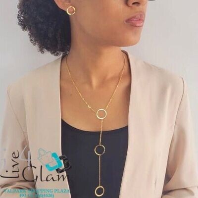 Stainless Steel Circle Chain Set