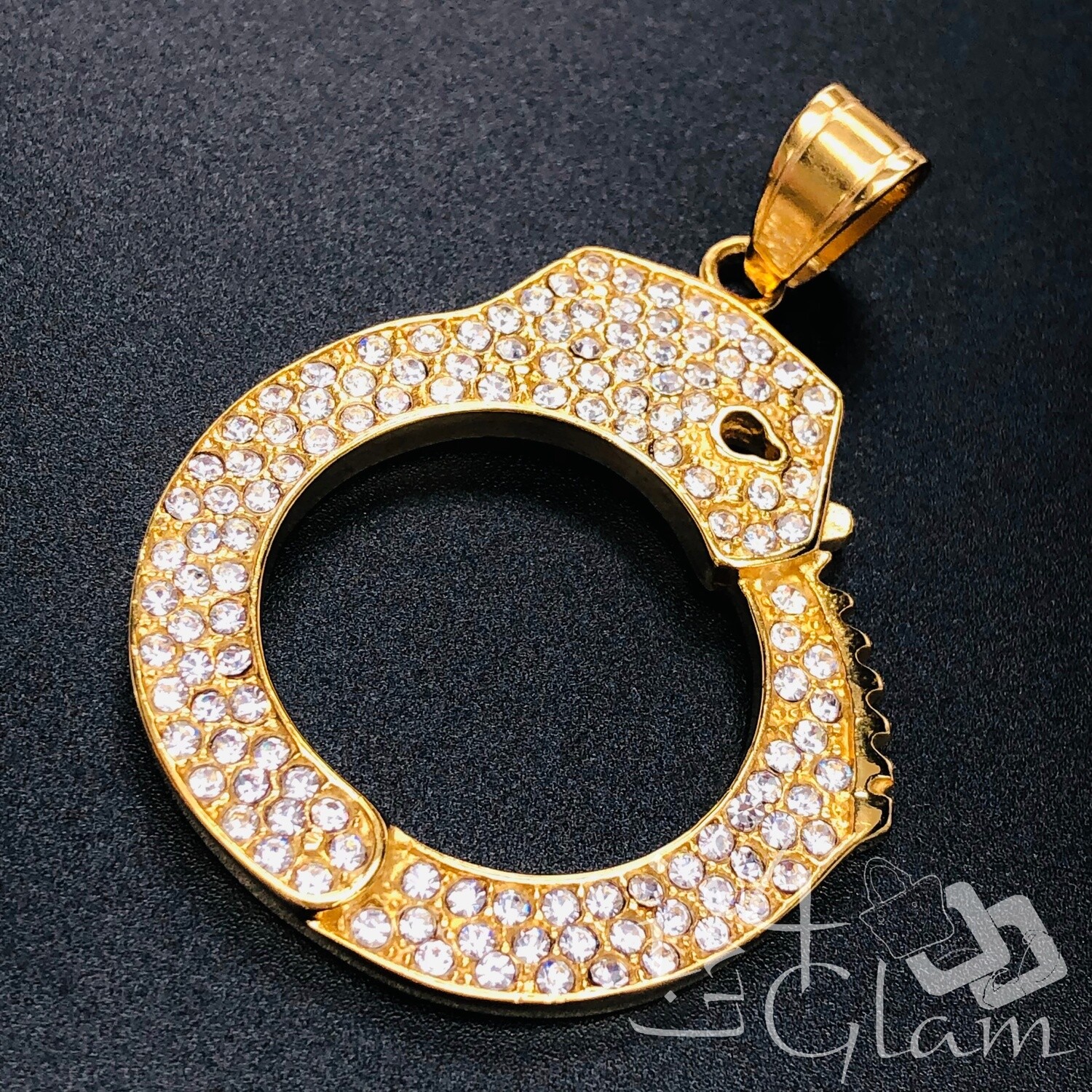 Stainless Steel Handcuff Pendant