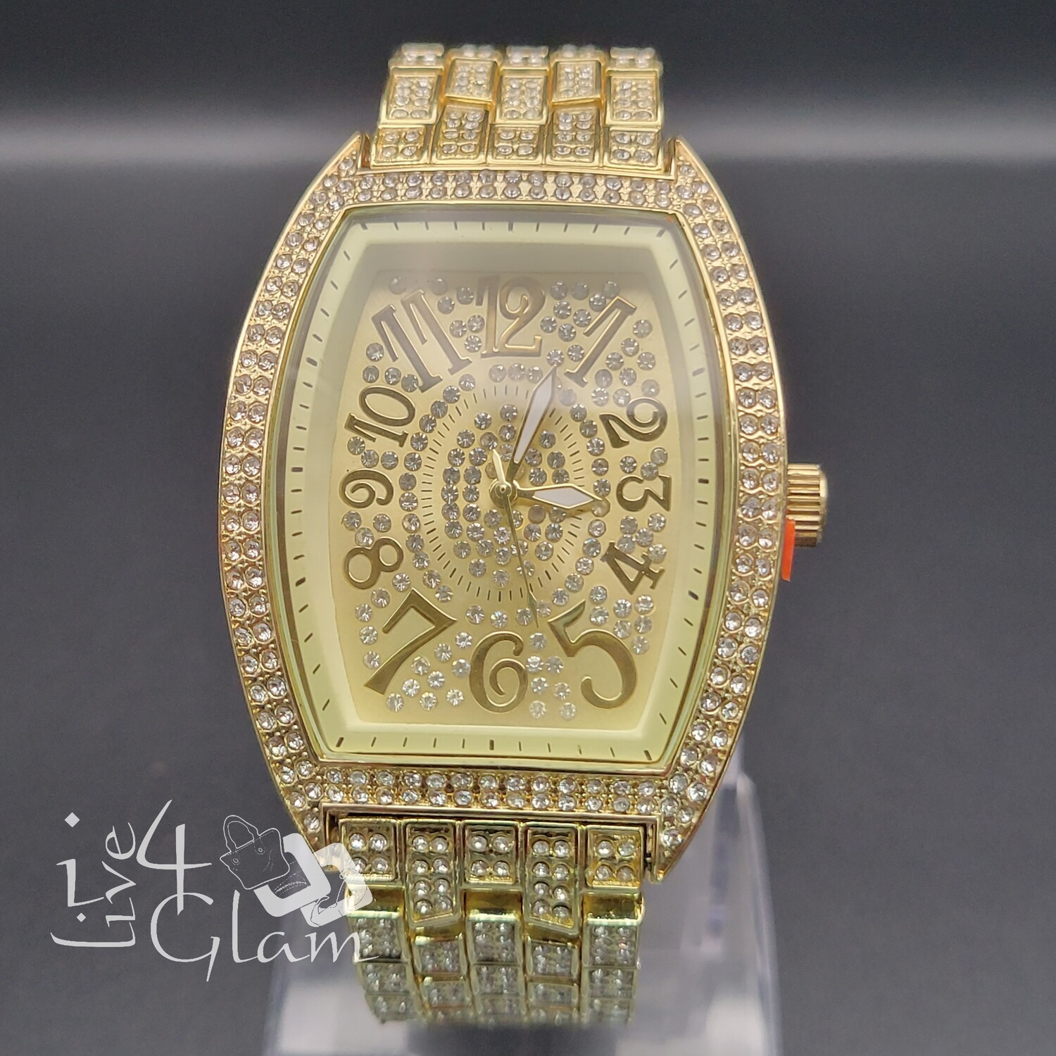 Iced Out Christian Van Sant Fashion CZ Watch