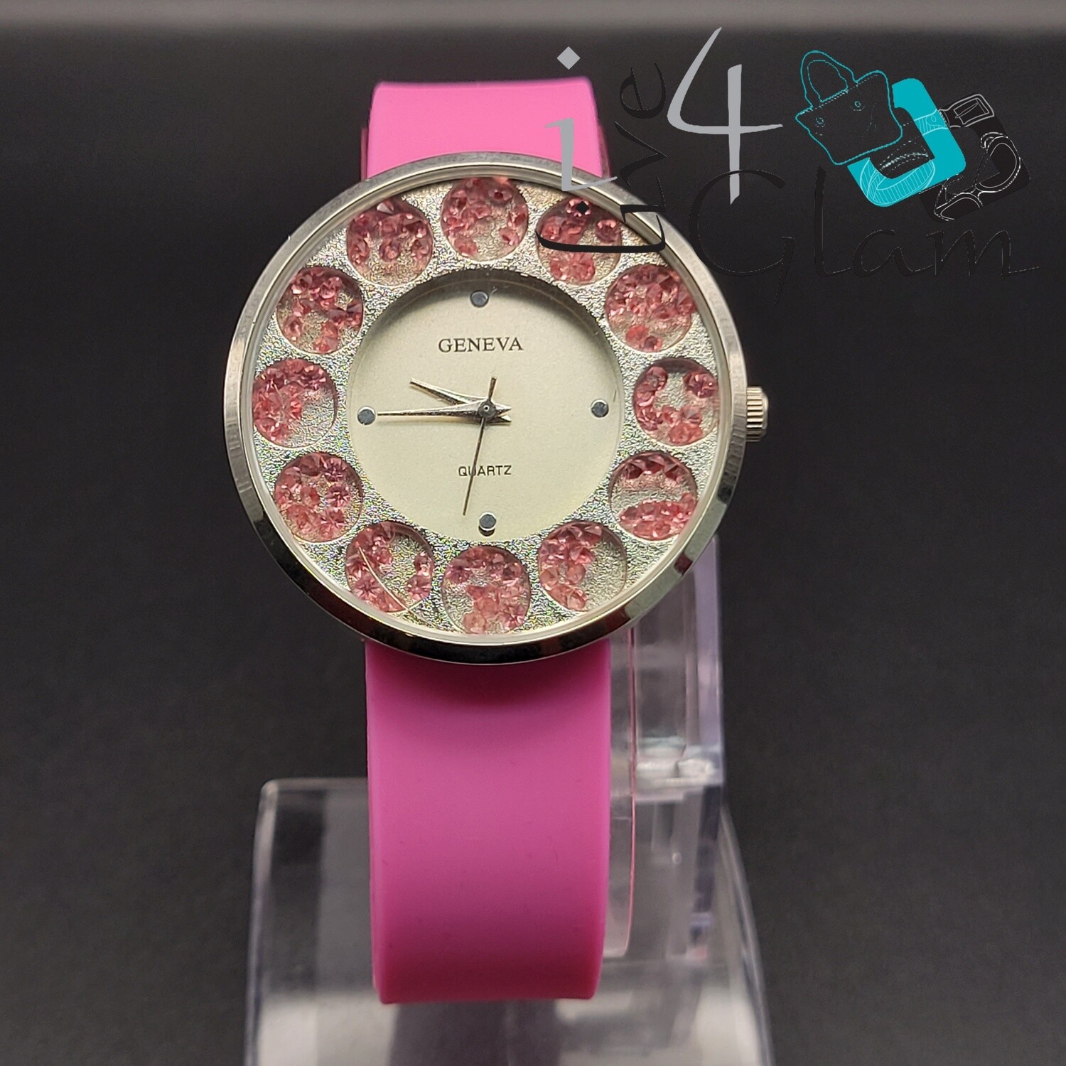 Pink Silicone Watch
