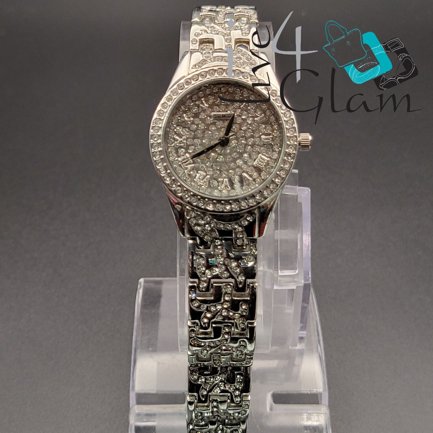 Silver CZ Watch