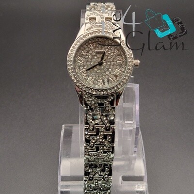 Silver CZ Watch