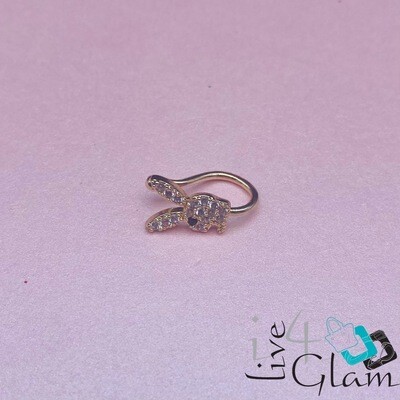 Fashion CZ Playboy Rabbit Nose Cuff