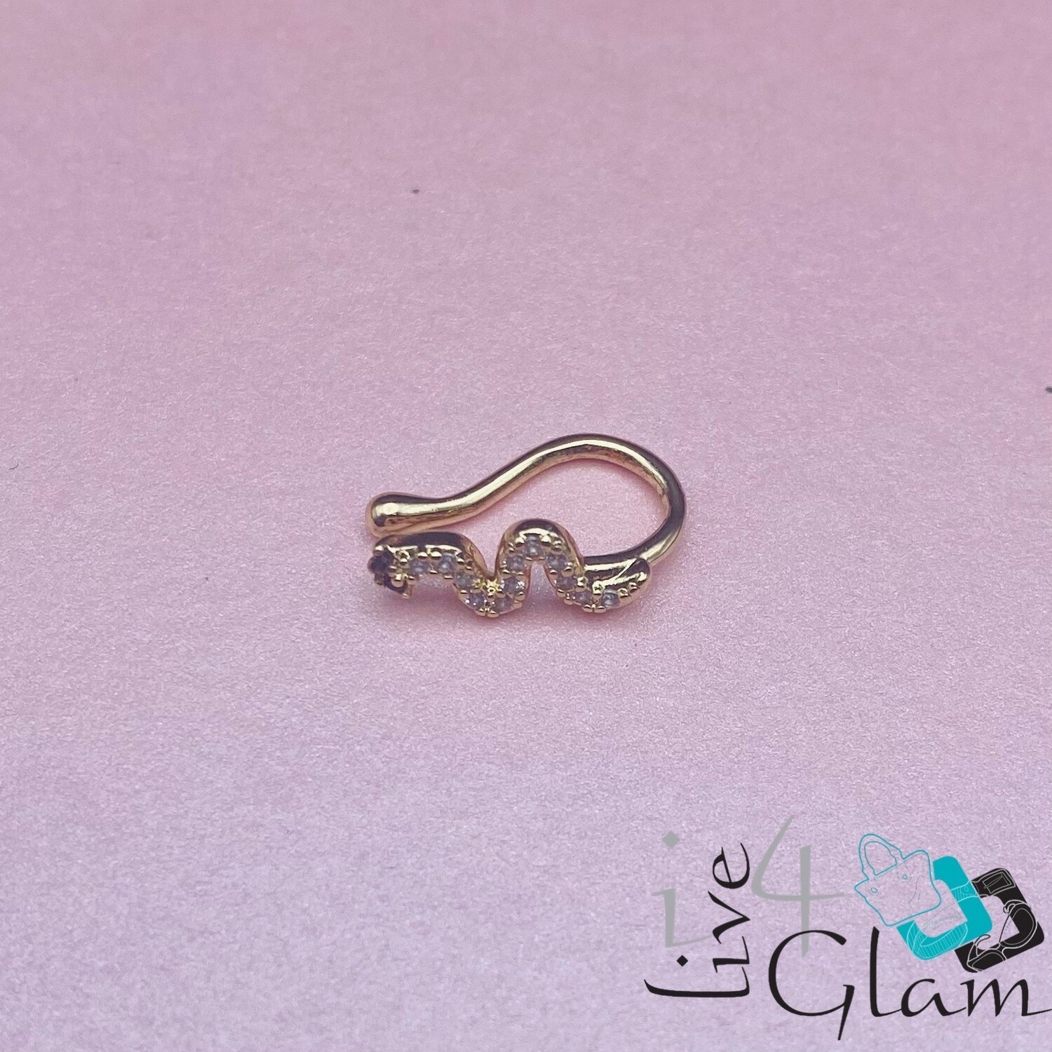 Fashion CZ Snake Nose Cuff