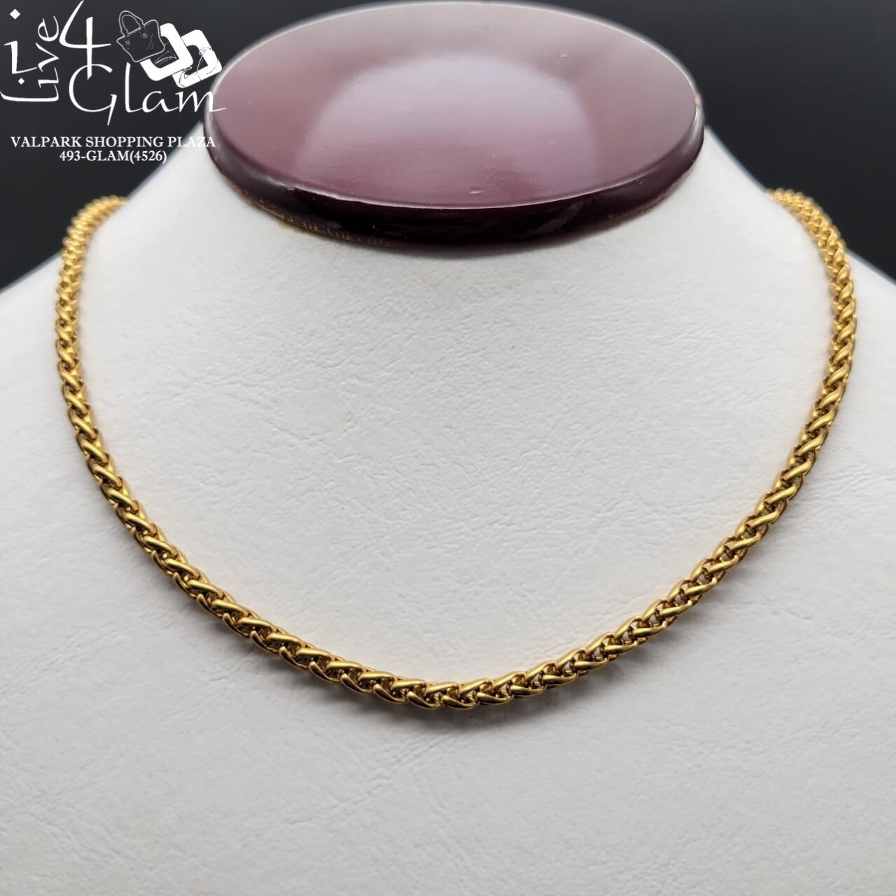 Stainless Steel 24&quot; Round Franco Link Chain 3mm