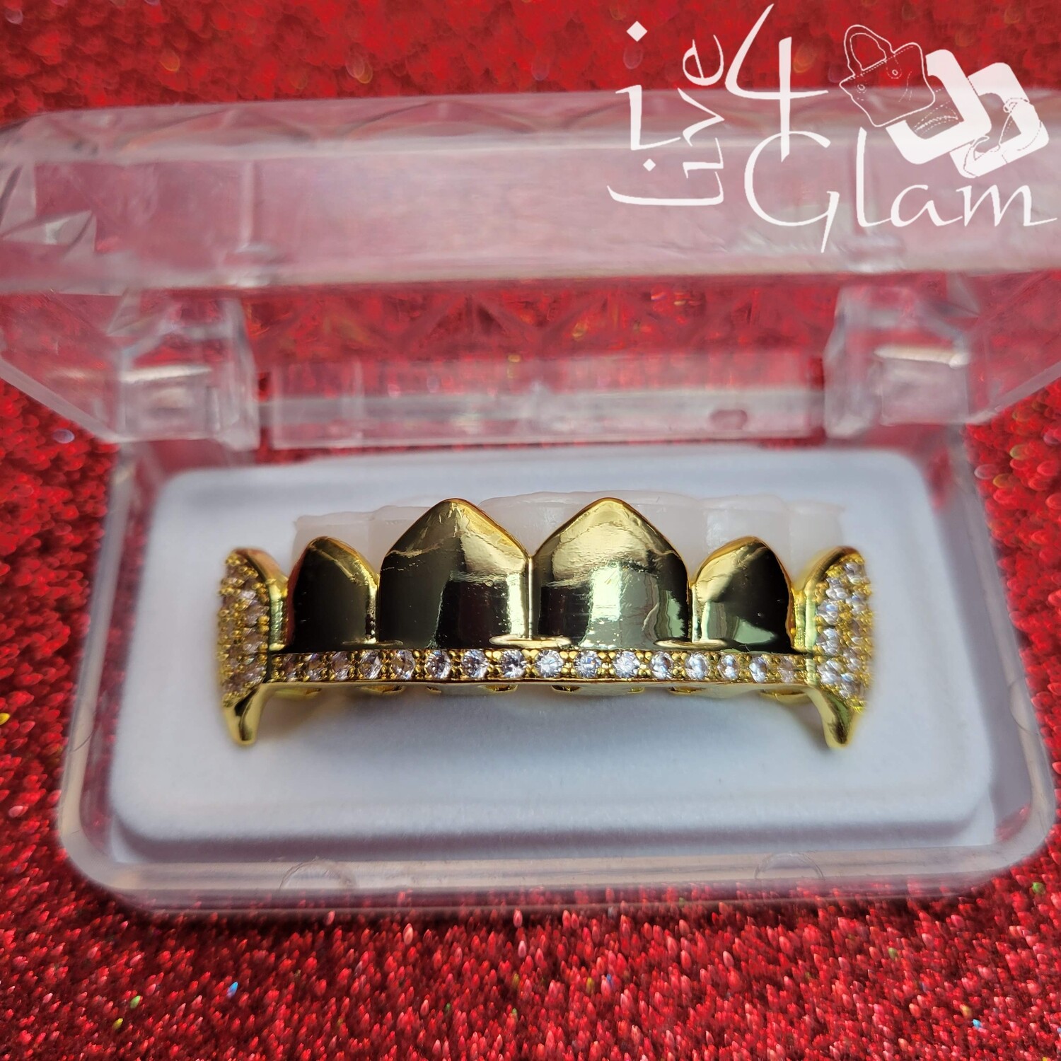 Grillz Gold Iced Vampire Top