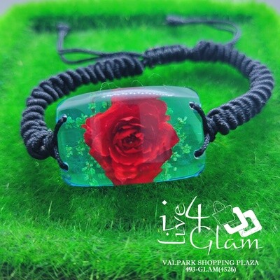Real Flower Bracelet Rose Medium