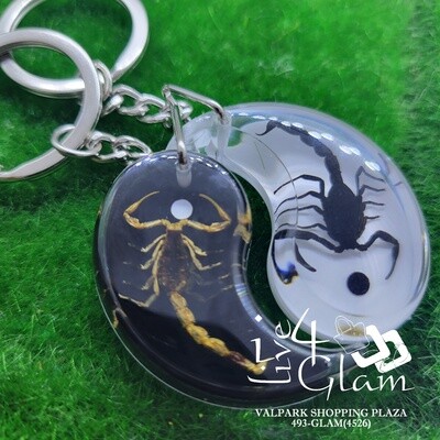 Real Animal Yin/Yang Key Ring