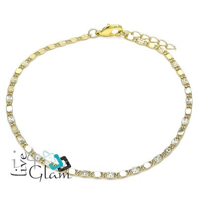 Gold Layered Anklet, Mariner  3mm