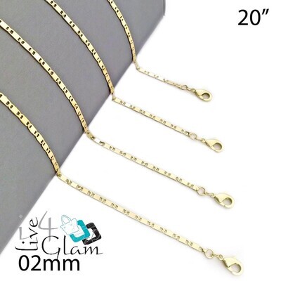 Gold Layered Marina Link Chain 20&#39;&#39;