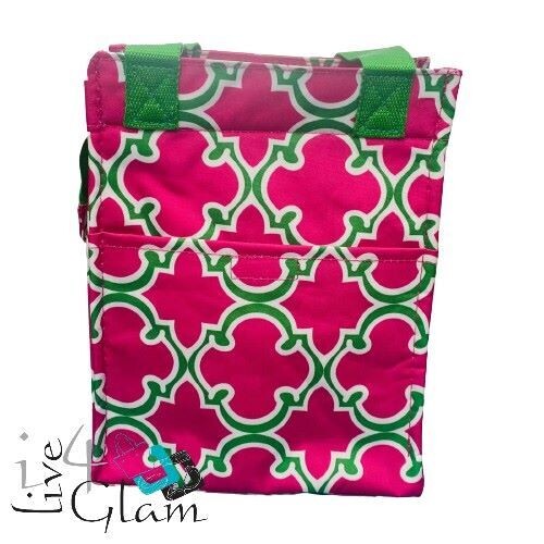 Pattern Insulated Lunch Bag, Color: Pink