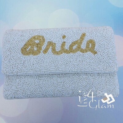 Mini Bride Shiny Clutch Small