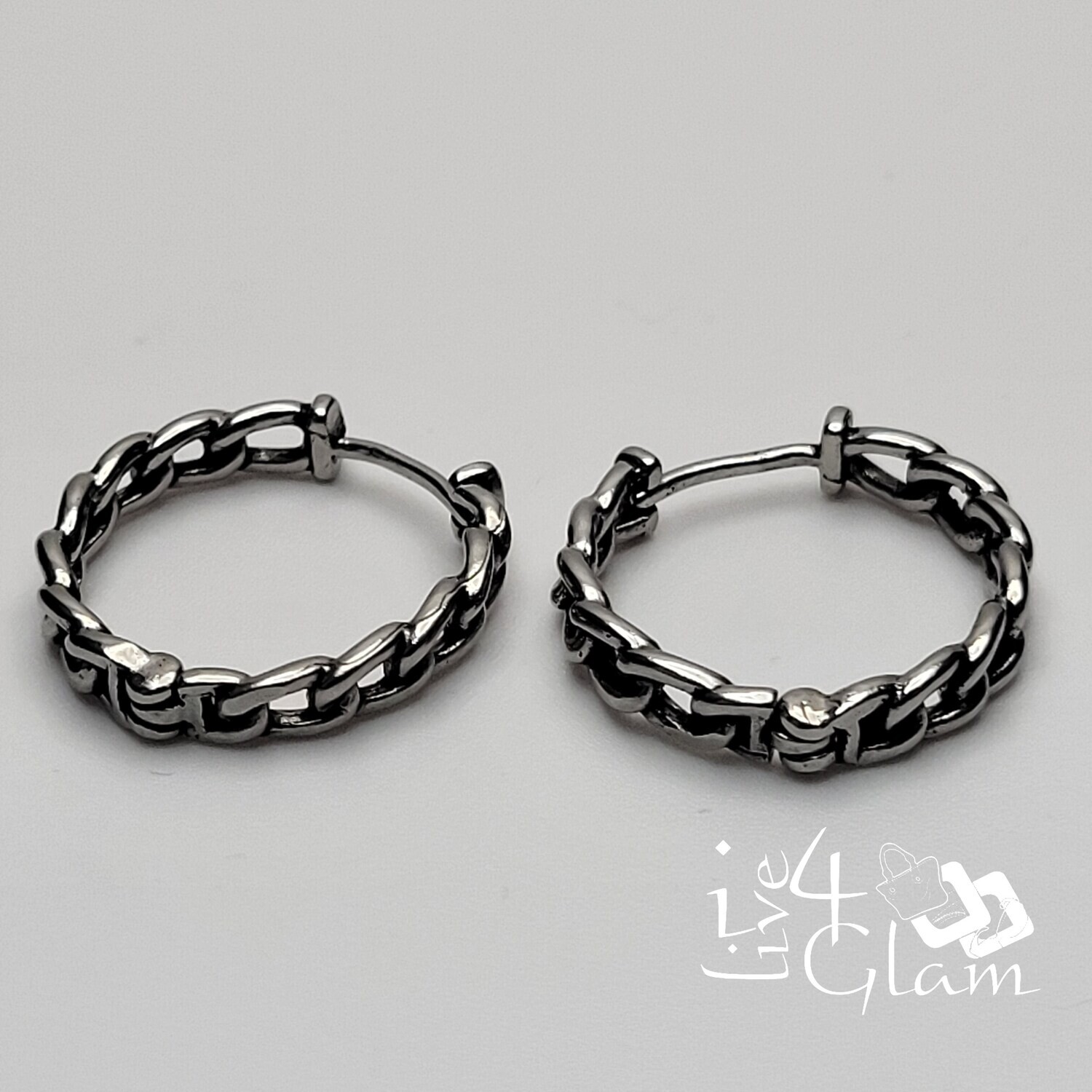 Stainless Steel Chain Link Huggie