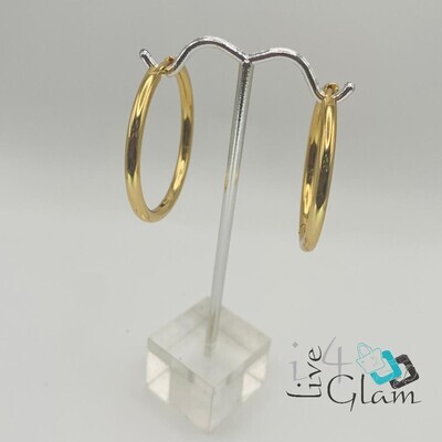 Stainless Steel Large Hoop