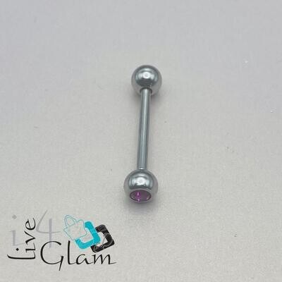 Surgical Steel Barbell Tongue Piercing