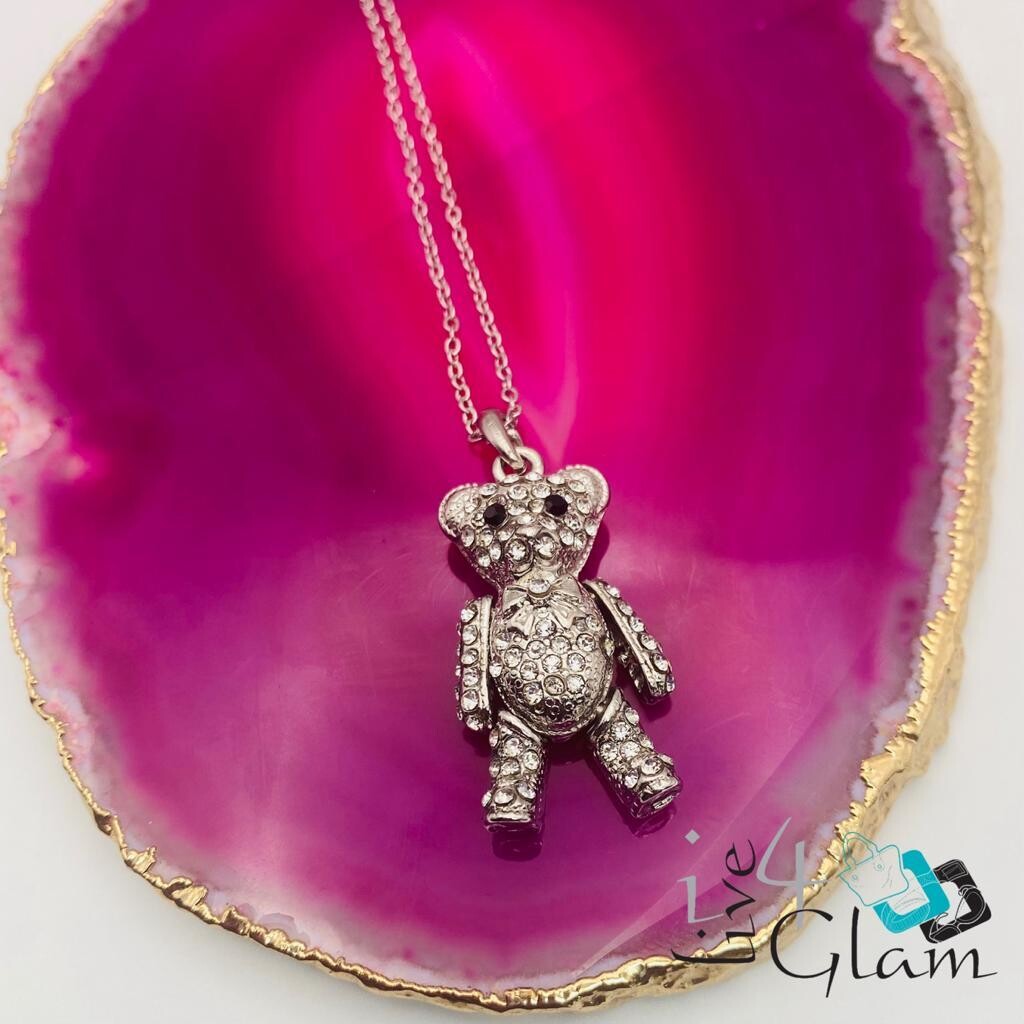 Fashion Necklace Teddy Bear Pendant