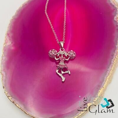 Fashion Necklace Cheerleader Pendant