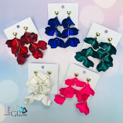Sun Star Long Fashion Earring