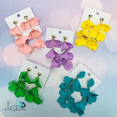 Sun Star Long Fashion Earring
