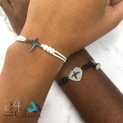 His and Her Bracelet Magnetic