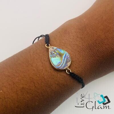 Pull String Abalone Bracelet