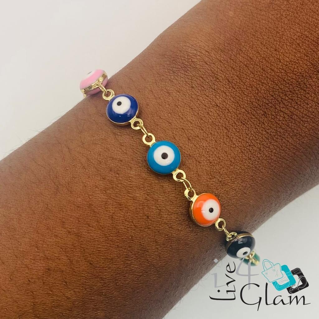 Fashion Evil Eye Bracelet, Size: Round