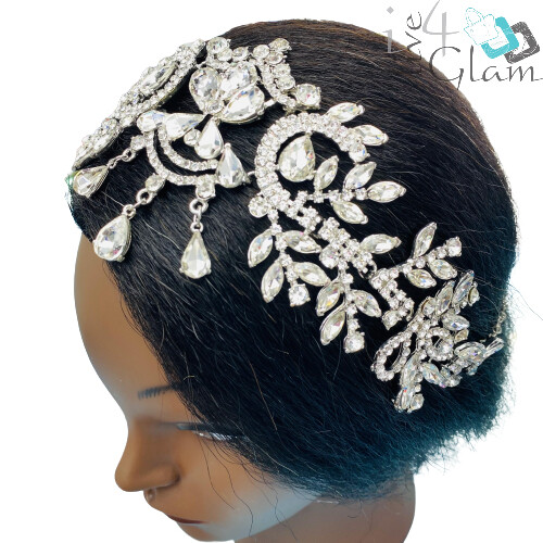 Rhinestone Bling Chain Hair/Head Piece