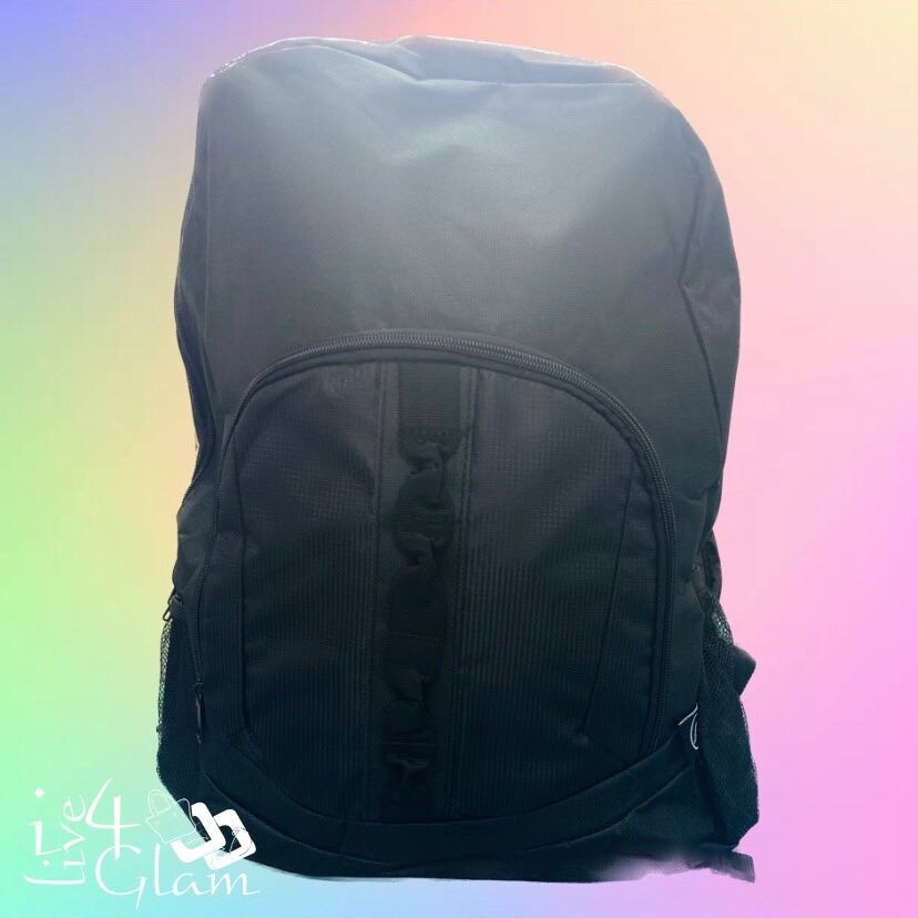 Plain Backpack, Color: Black