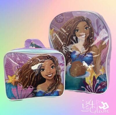 Little Mermaid Bag and Lunch Kit Set