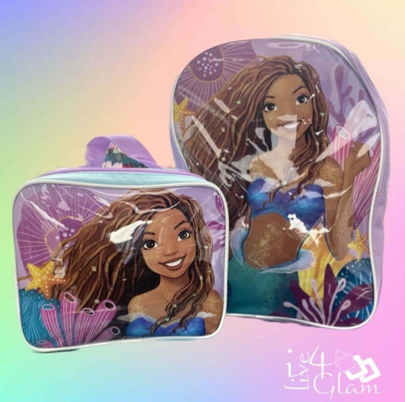 Little Mermaid Bag and Lunch Kit Set