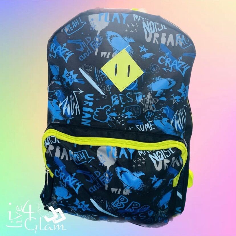Pattern Backpack, Color: Graffiti