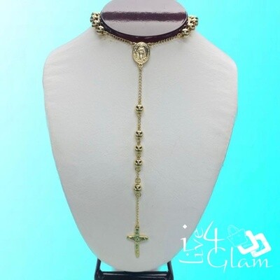 Stainless Steel Gold Rosary Chain