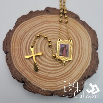 Stainless Steel 3mm Small Rosary Scapular Chain
