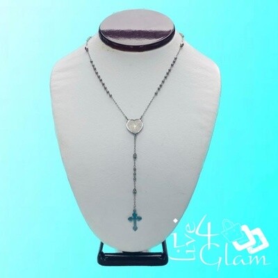 Stainless Steel Silver 3mm Small Rosary Chain