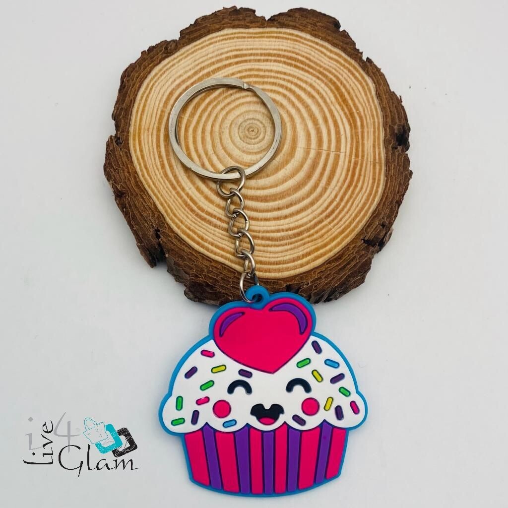 Cupcake Keychain