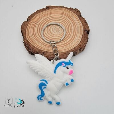 Unicorn with Wings Blue