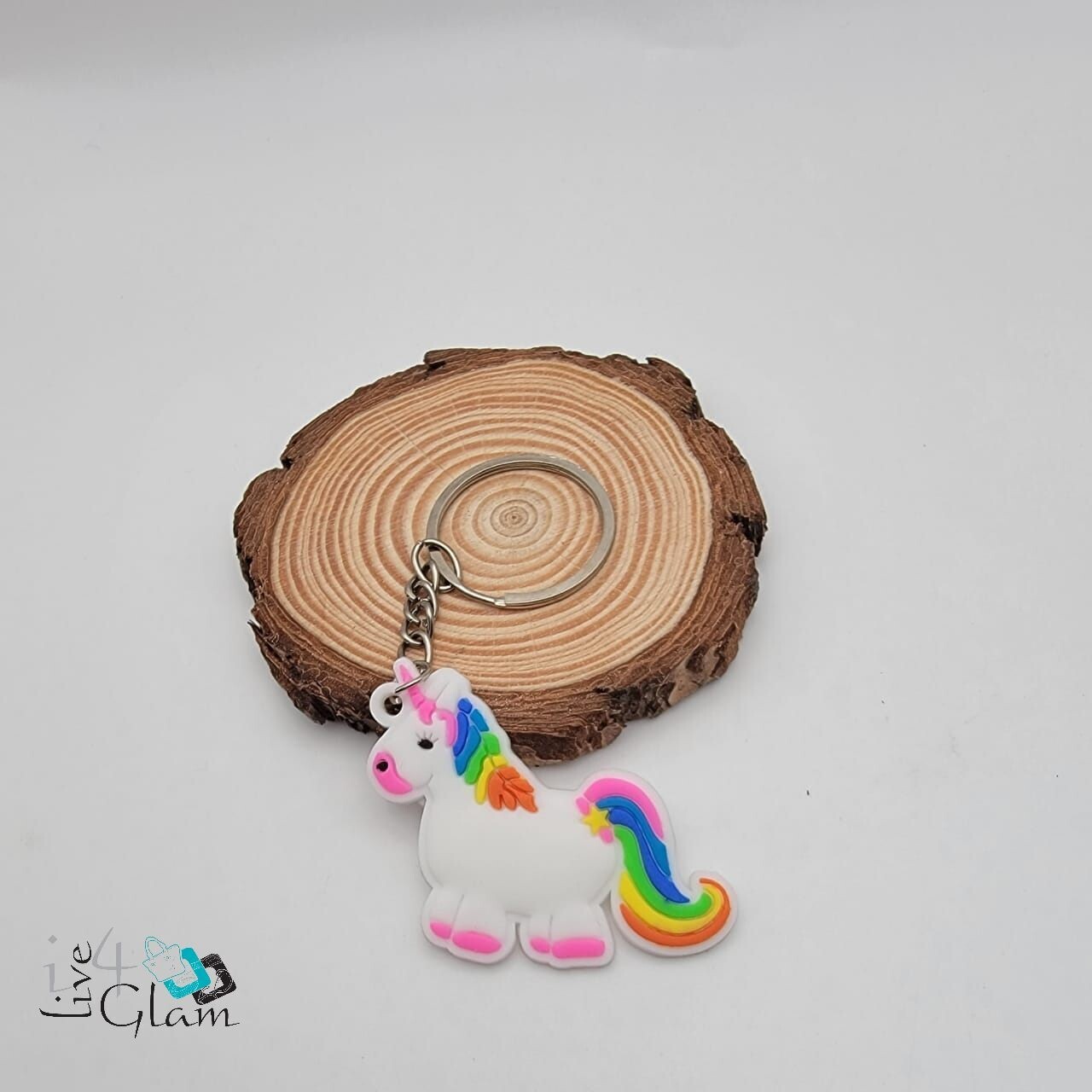 Colourful Unicorn Keychain