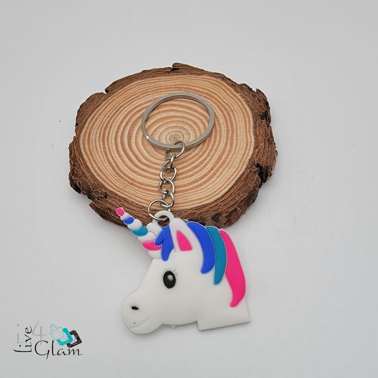 Unicorn Head Keychain