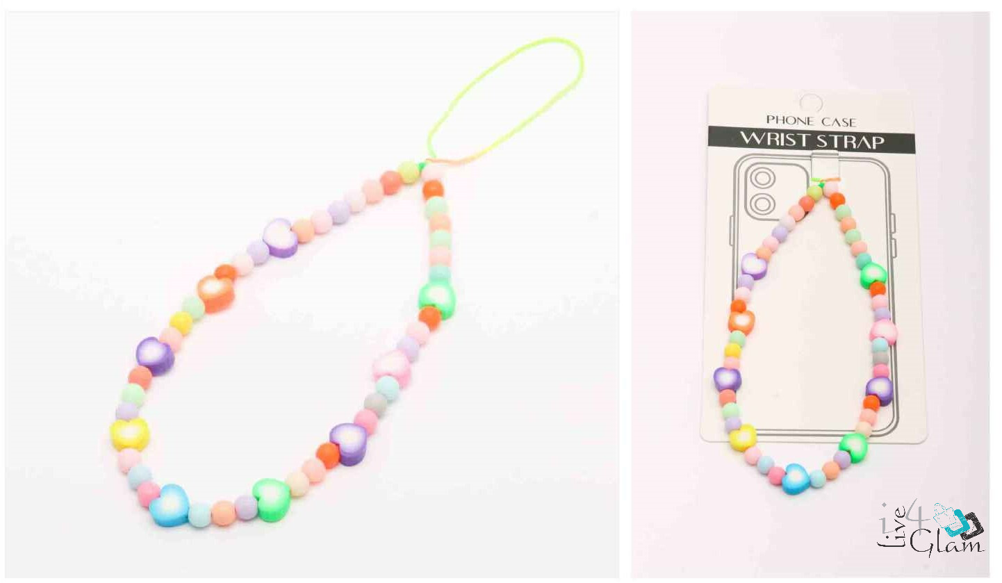 Phone Strap Colored Heart
