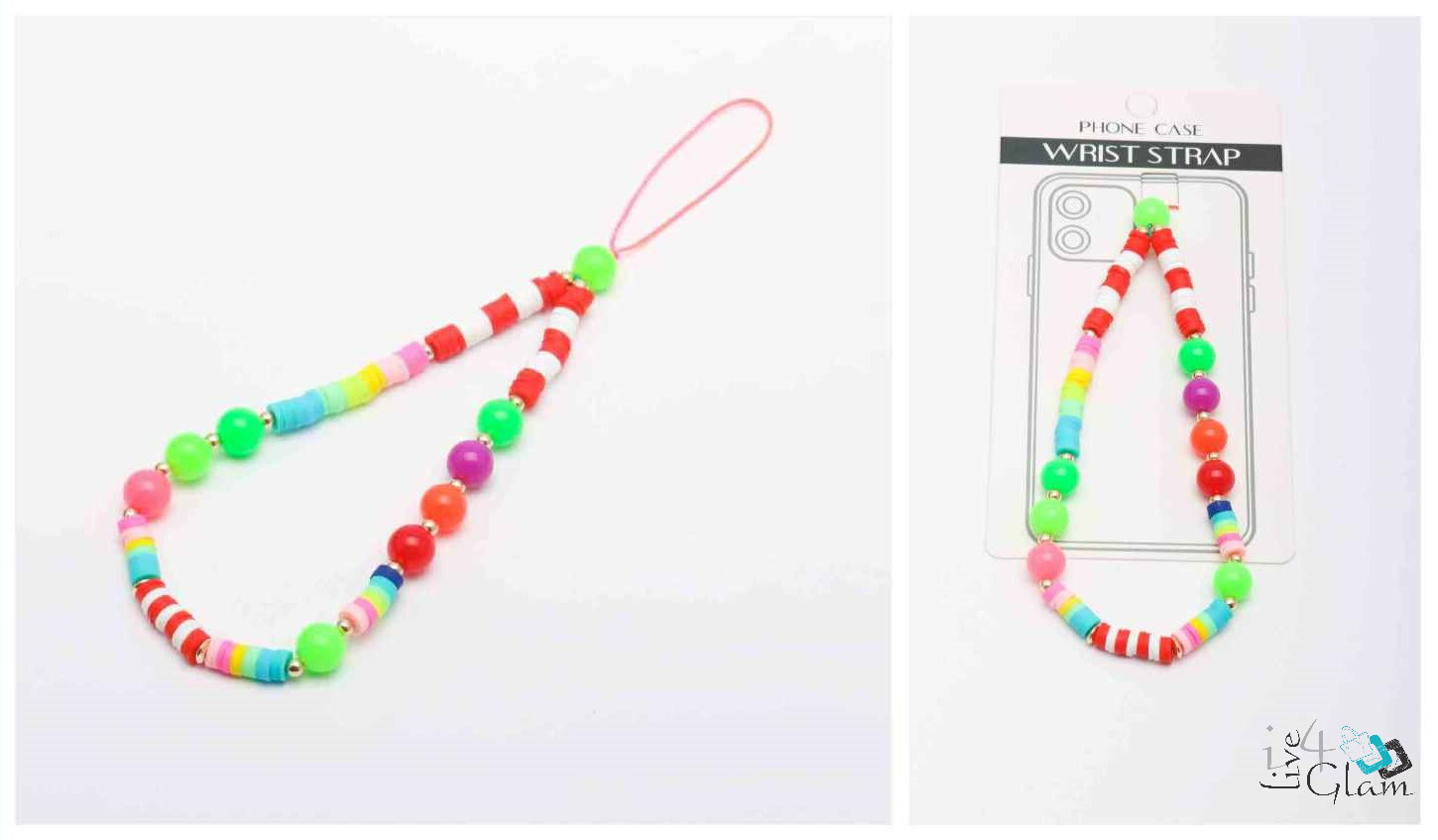 Phone Strap Colourful Bead