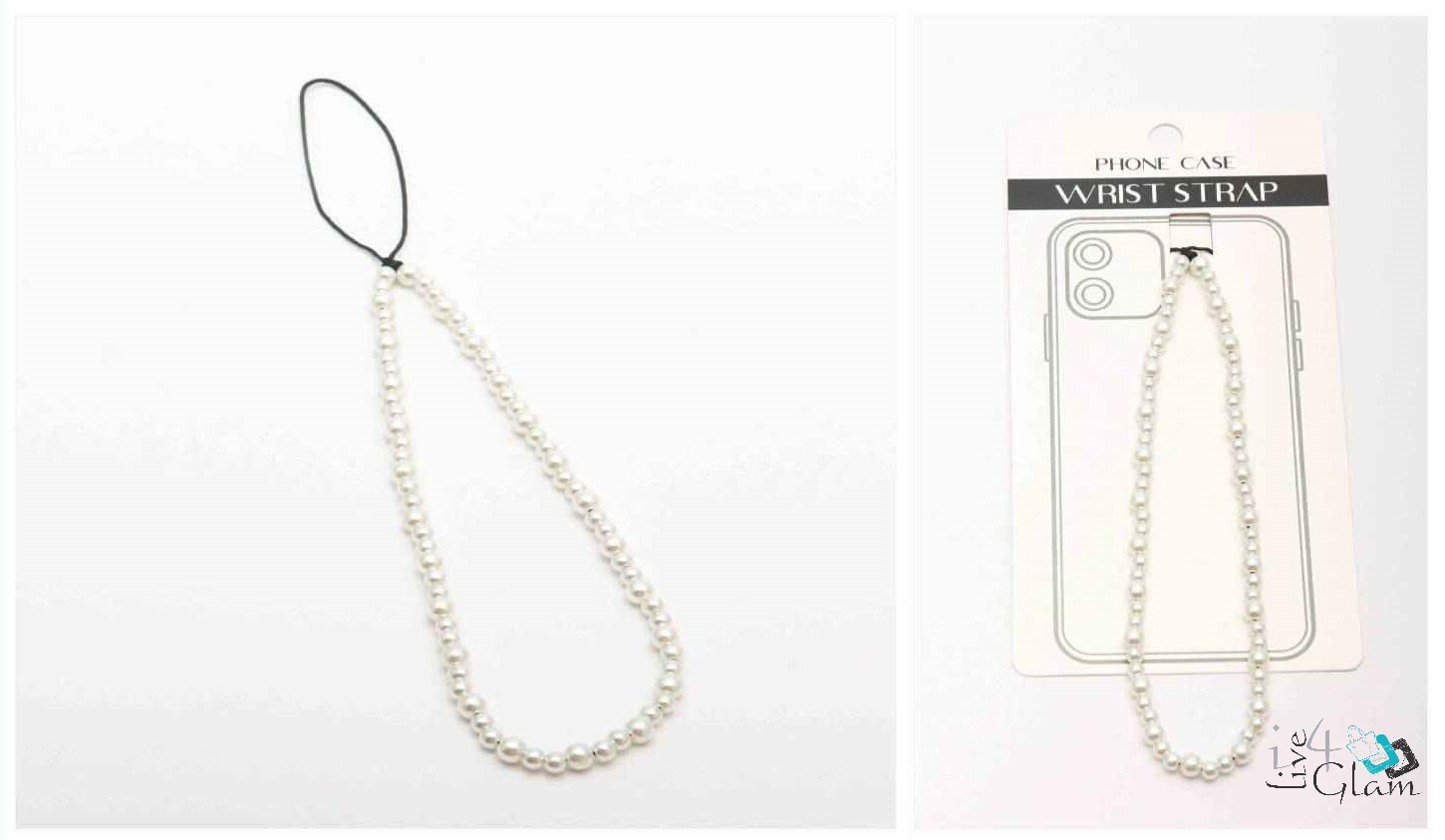 Phone Strap Mini Pearl